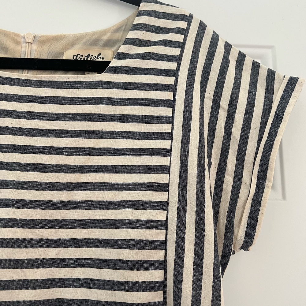 Listicle Striped Babydoll Dress - Picture 2 of 8